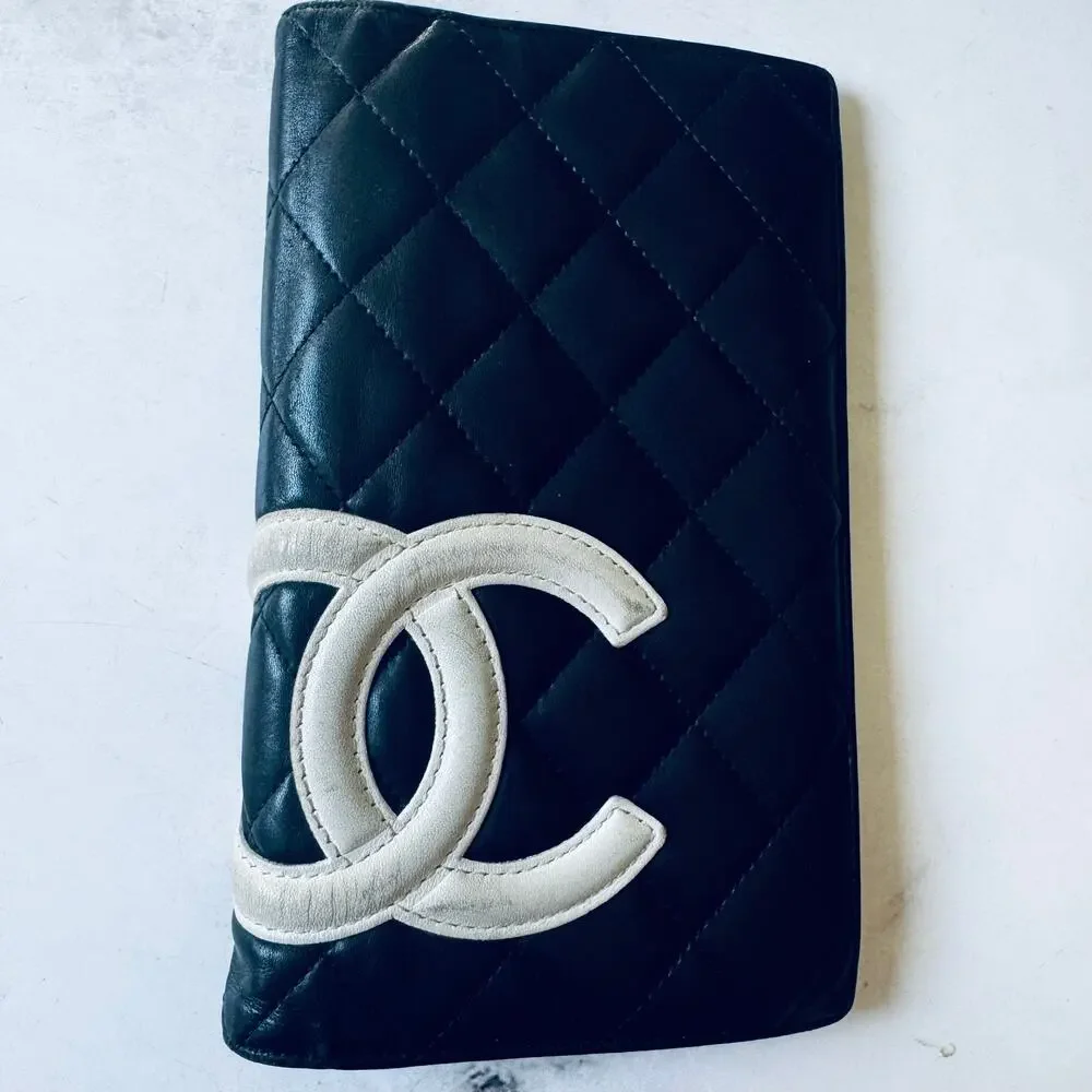 Chanel Calfskin Cambon Continental Bifold Wallet